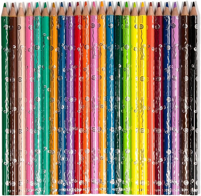 eeBoo Piece & Love: Seaside Garden Watercolor Pencils - 24 Count - Adults Artist Quality Pencils, Arts & Crafts