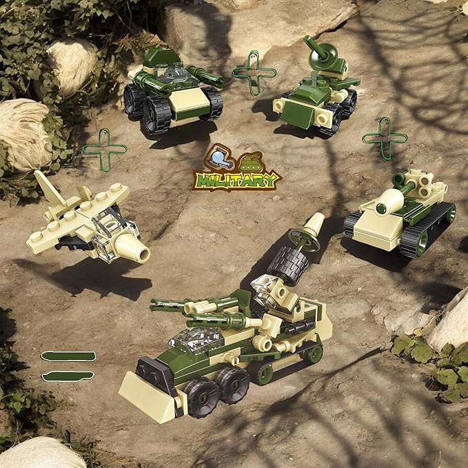 Mini 16 Car Building Blocks Compatible with Lego Party Favors for Kids, Prizes for Kids Classroom, Goodie Bag Fillers