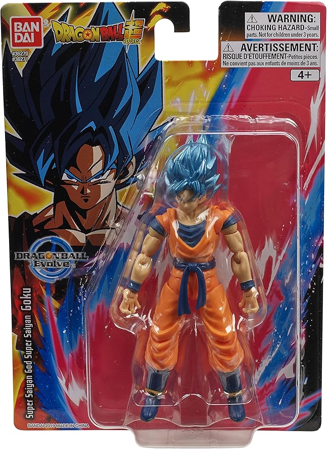 Bandai Namco - Dragon Ball Super - Super Saiyan Blue Vegeta, Dragon Ball Evolve 5" Action Figure