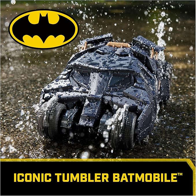DC Comics Batman, Official Batmobile Tumbler RC, 1:15 Scale, 85th Anniversary Dark Knight Trilogy Special Edition Collectible Kids Toys for Boys Ages 4+