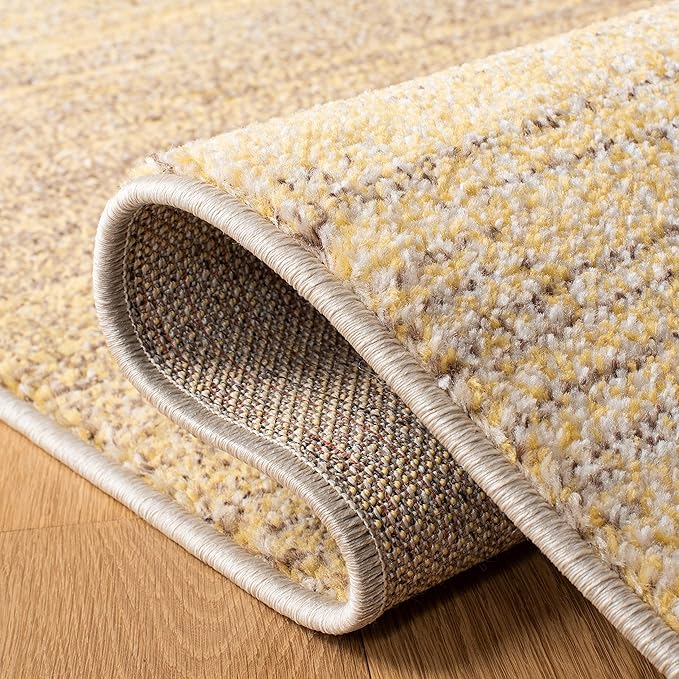 SAFAVIEH Adirondack Collection Runner Rug - 2'6" x 12', Gold & Ivory, Modern Ombre Design, Non-Shedding & Easy Care, Ideal for High Traffic Areas in Living Room, Bedroom (ADR142D)