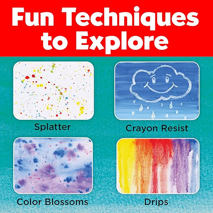 Faber-Castell Young Artist Learn to Watercolor - Watercolor Paint Set for Kids Ages 5+, Kid-friendly and Washable Watercolor Paint (Packaging May Vary)