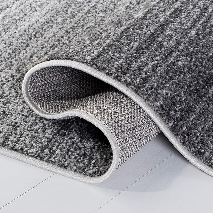 SAFAVIEH Adirondack Collection Runner Rug - 2'6" x 16', Grey & Ivory, Modern Ombre Design, Non-Shedding & Easy Care, Ideal for High Traffic Areas in Living Room, Bedroom (ADR142F)
