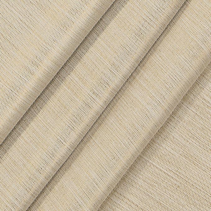 Eclipse Fresno Modern Blackout Thermal Rod Pocket Window Curtain for Bedroom (1 Panel), 52" x 84", Wheat