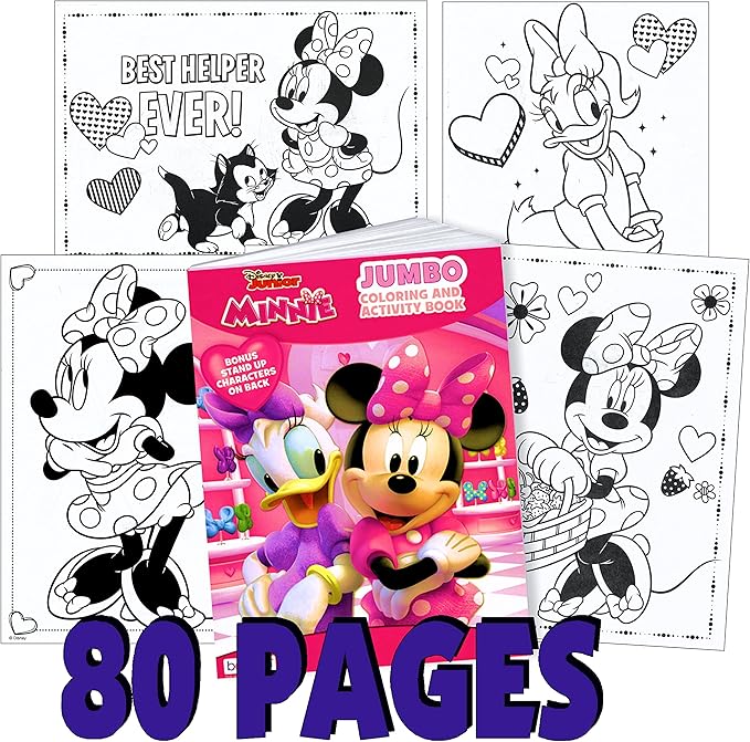 Disney Coloring Books for Kids with Sticker - Minnie Mouse