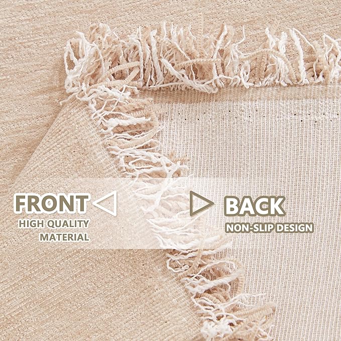 MYSKY HOME Dog Sofa Covers Khaki Couch Cover for 2 Cushion Couch Sofa Tassel Edge L-Shaped Sofa Slipcovers, Loveseat Couch Cushion Cover, Sofa Throw Covers, Furniture Covers for Pets, 91"x 118"