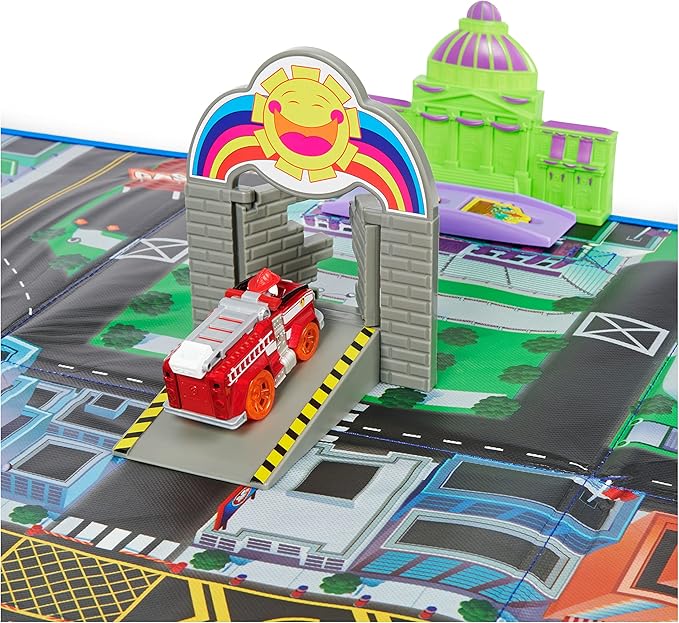 Paw Patrol, True Metal Adventure City Movie Play Mat Set with 2 Exclusive Toy Cars (Amazon Exclusive), 1:55 Scale, Kids Toys for Ages 3 and up
