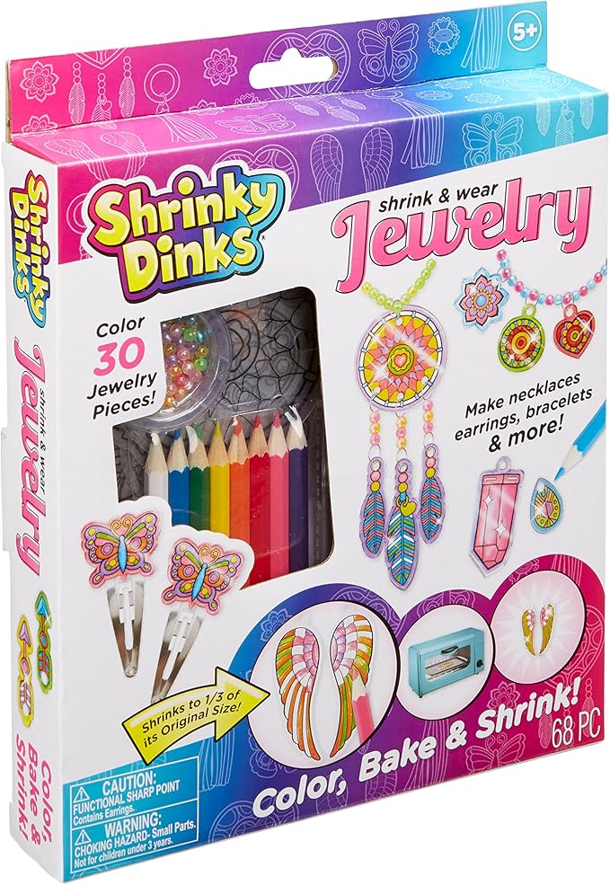 Shrinky Dinks Jewelry Kit Kids Art and Craft Activity