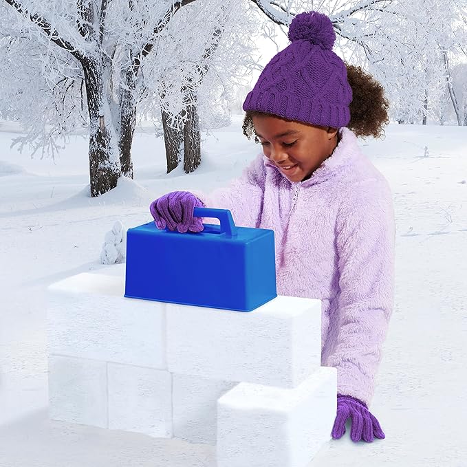 Just Play The Original Slinky® Brickz Sand and Snow Outdoor Play Toy, Pack of 2, 10-inch Wide Brick Mold, Pretend Play, Kids Toys for Ages 5 Up
