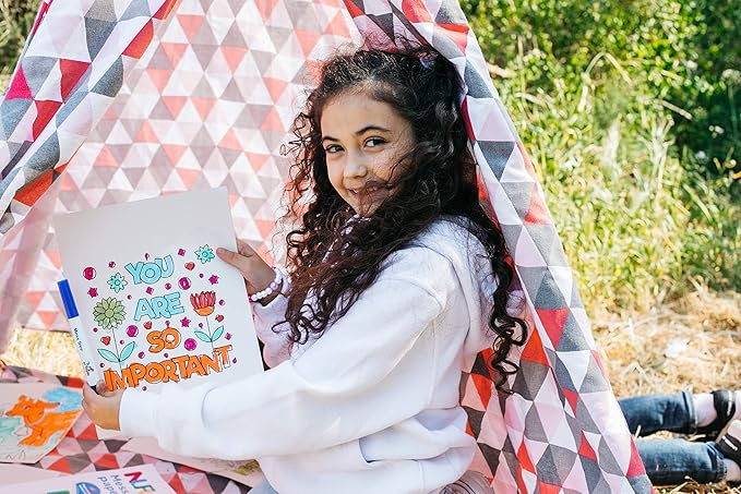 NuFun Activities Mess Free Paper - Kids Create No Mess Wonders with Special Coloring Paper, Gift for Kids, 100 Blank Pages