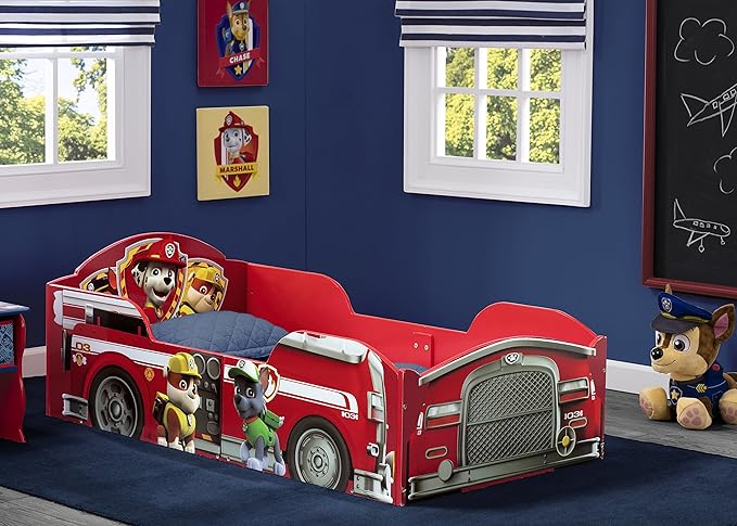 Delta Children Wood Toddler Bed - Greenguard Gold Certified, Nick Jr. PAW Patrol