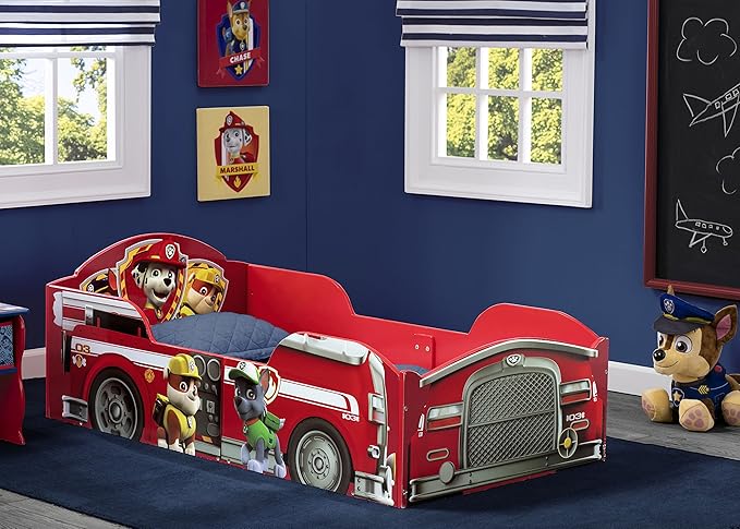 Delta Children Wood Toddler Bed - Greenguard Gold Certified, Nick Jr. PAW Patrol