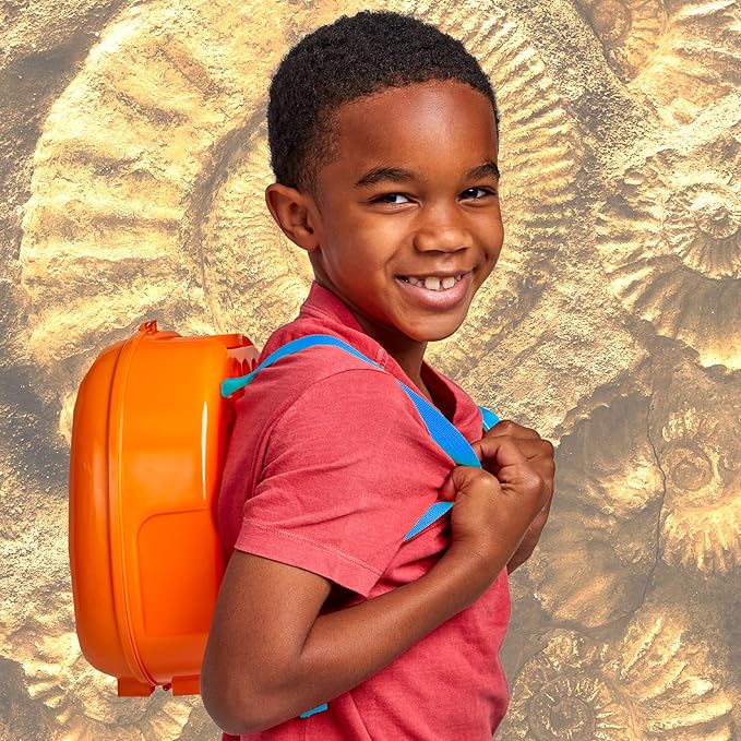 Dinosaur Adventure Pack by Horizon Group USA, STEM Kit, 16 Educational Activities, Includes Reusable Backpack, DIY Foam Dinosaur & Fossils, 42-Piece Card Game & More