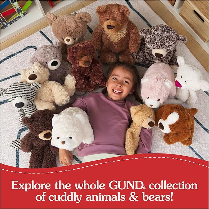 GUND Toothpick Classic Teddy Bear, Premium Stuffed Animal for Ages 1 and Up, Beige, 15”