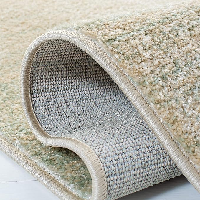 SAFAVIEH Adirondack Collection Runner Rug - 2'6" x 10', Green & Ivory, Modern Ombre Design, Non-Shedding & Easy Care, Ideal for High Traffic Areas in Living Room, Bedroom (ADR142Y)