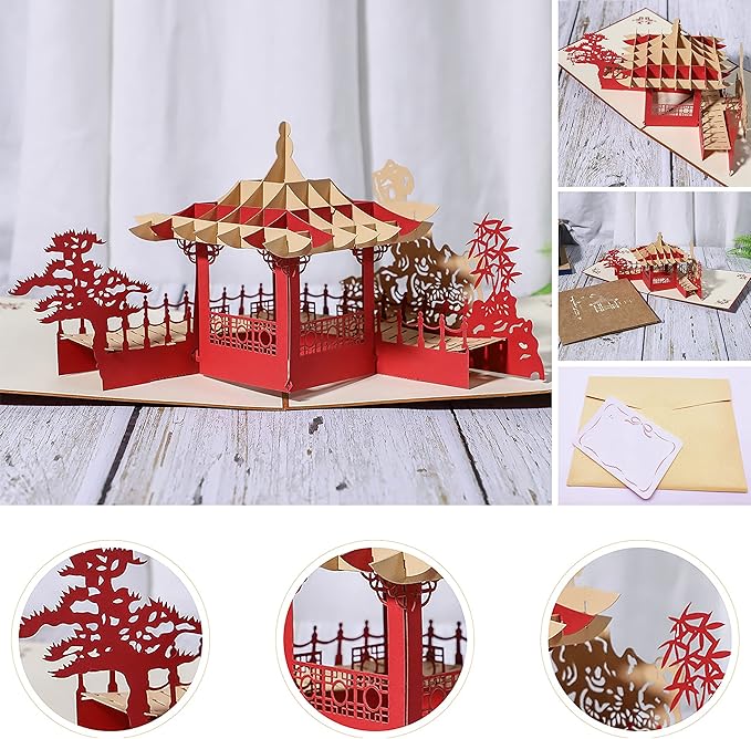 Micro Building Blocks Set，Chinese Suzhou Garden Architecture and Cherry Blossom Bonsai Tree Building Toys for Adults，Japanese Sakura House Model，Creative Mini Bricks Gift for Kids 14+，2350 pcs