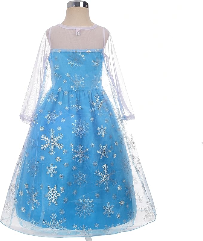 Dressy Daisy Toddler Little Girls' Ice Princess Dress Costume Birthday Halloween Christmas Fancy Party Dresses