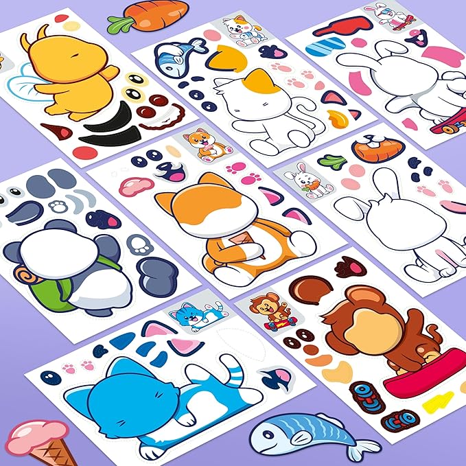 Toddler Craft Kit for Kids Ages 2-5 - Make Your Own Adorable Animal Friends