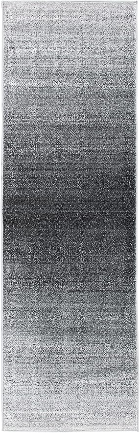 SAFAVIEH Adirondack Collection Runner Rug - 2'6" x 10', Grey & Dark Grey, Modern Ombre Design, Non-Shedding & Easy Care, Ideal for High Traffic Areas in Living Room, Bedroom (ADR142H)