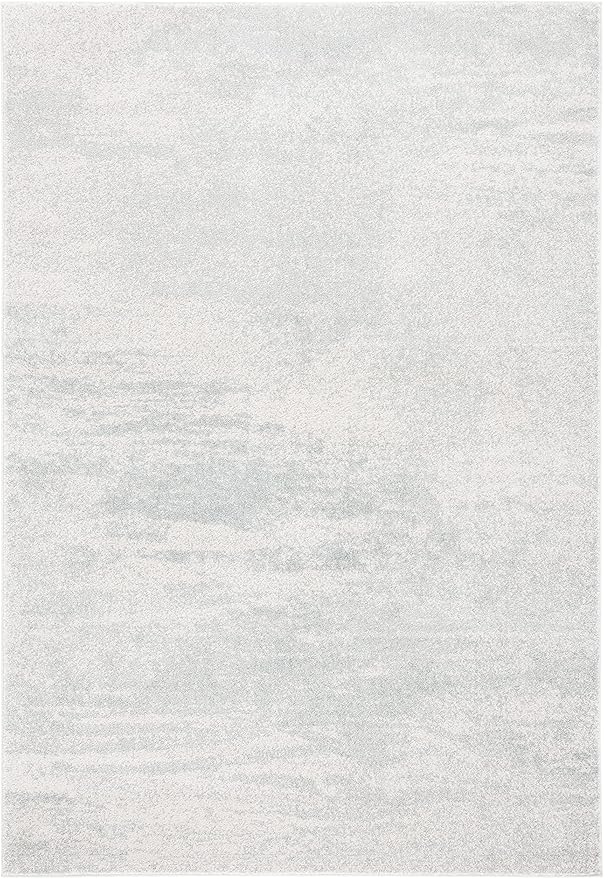 SAFAVIEH Evoke Collection 3' x 5' Ivory / Sage EVK272B Modern Abstract Non-Shedding Living Room Bedroom Accent Rug