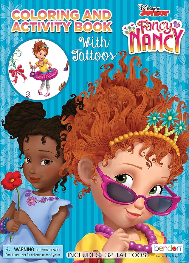Coloring and Activity Book with Tattoos