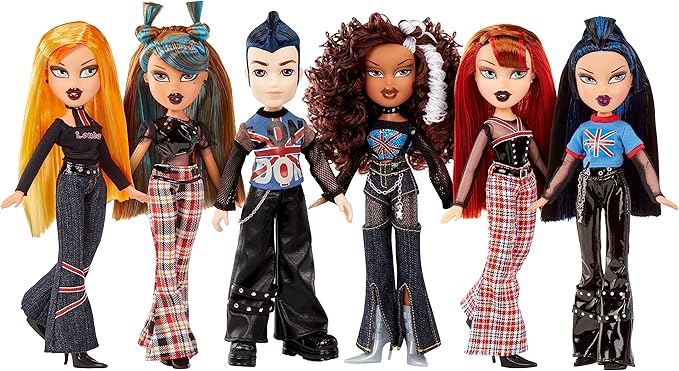 Bratz Pretty ‘N’ Punk Cloe Fashion Doll with 2 Outfits and Suitcase, Collectors Ages 6 7 8 9 10+