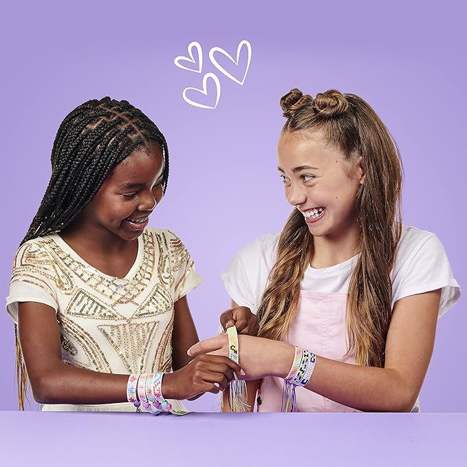 DIY Gem Friendship Bracelet, 5 Band On The Go Starter Pod in 6 Piece CDU - Arts & Craft Activity for Ages 7 and Up