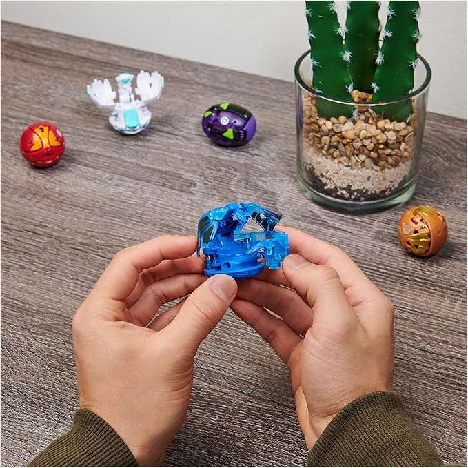 Bakugan Geogan Brawler 5-Pack, Exclusive Mutasect and Viperagon Geogan and 3 Collectible Action Figures, Kids Toys for Boys