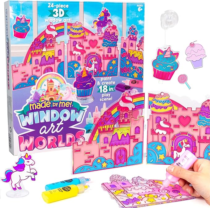 Yes Made by Me Paint & Create Window Art Worlds Unicorn Kit