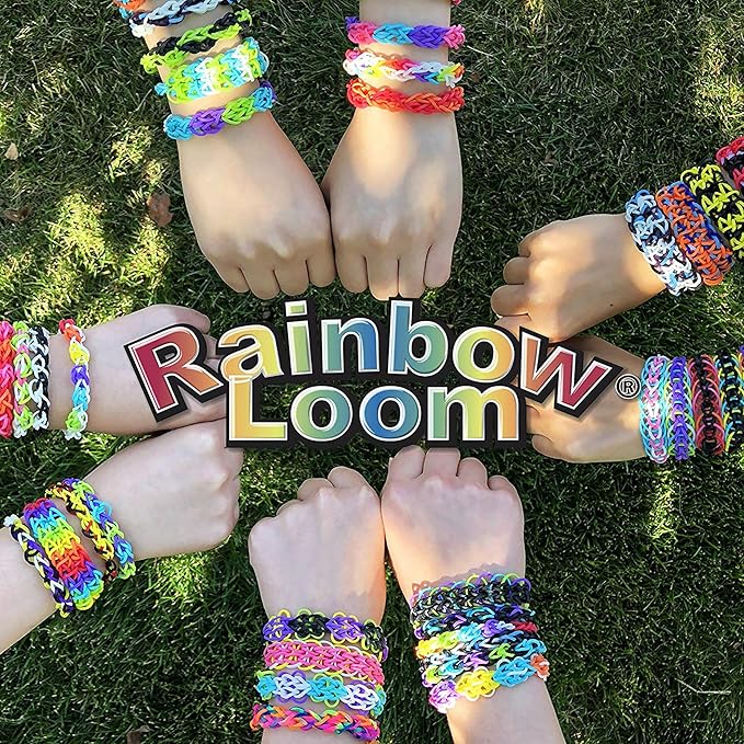 Rainbow Loom® Loomi-Pals™ Combo Set, Features 60 Cute Assorted LP Charms, The New RL2.0, Happy Looms, Hooks, Alpha & Pony Beads, 2300 Colorful Bands All in a Carrying Case forBoys and Girls 7+