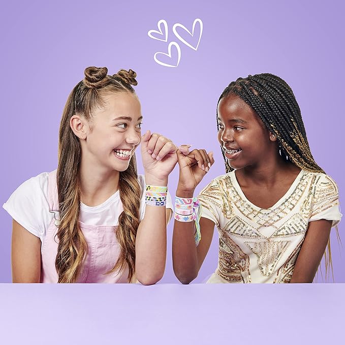 DIY Gem Friendship Bracelet, 5 Band On The Go Starter Pod in 6 Piece CDU - Arts & Craft Activity for Ages 7 and Up