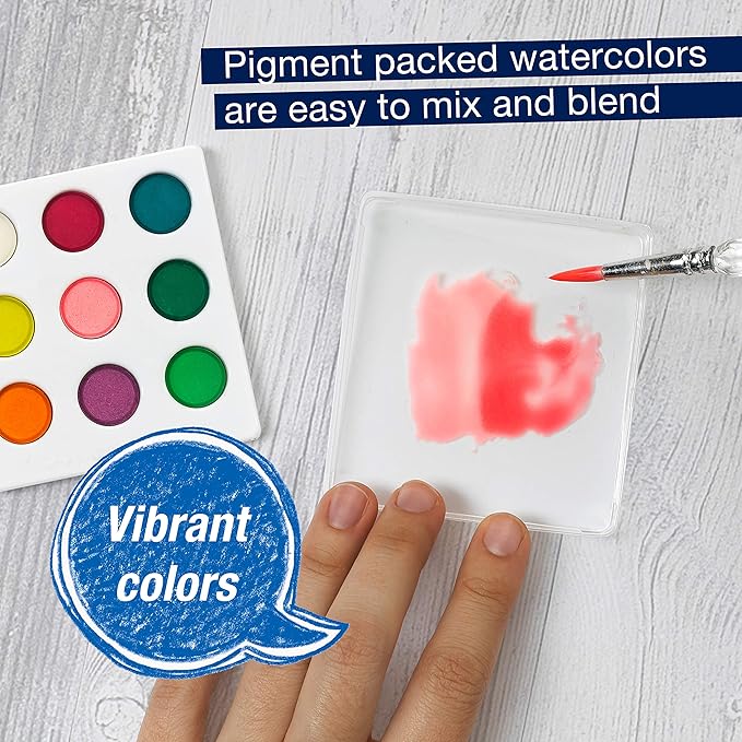 Faber-Castell Watercolor Paint by Number, Succulents - Adult Paint by Number Kit on Canvas