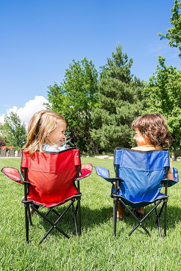 Pacific Play Tents Sapphire Blue Kids Super Folding Chair (56132)