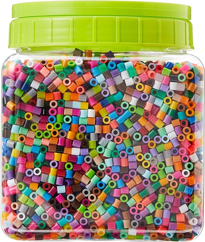Perler Beads Assorted Multicolor Fuse Beads for Kids Crafts, 11000 pcs