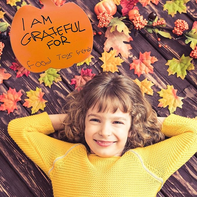 4E's Novelty Foam Pumpkins Craft (24 Pack) Large 8 Inch Foam Pumpkin Shapes Cutout - Thanksgiving Crafts for Kids Toddlers, Bulk Fall Classroom Craft Supplies