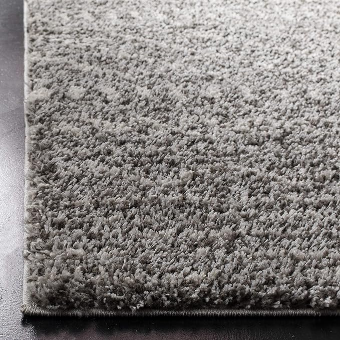 SAFAVIEH Arizona Shag Collection Runner Rug - 2'3" x 12', Brown & Ivory, Moroccan Design, Non-Shedding & Easy Care, 1.6-inch Thick Ideal for High Traffic Areas in Living Room, Bedroom (ASG741B)