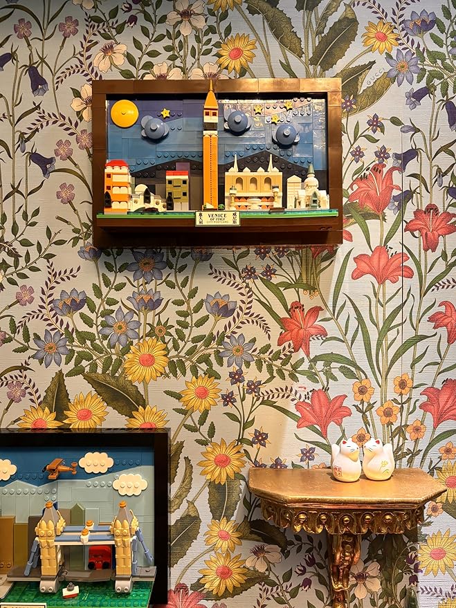 TUTU&LELE Postcard Venice, 3D Wall Art Craft Kit, Wall Art Architecture Skyline Model Kit, Office Home Décor, Architecture Building Blocks for Adults and Kids (580Pieces)