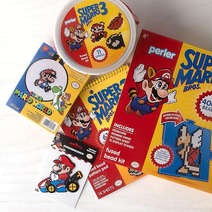 Perler Beads Super Mario Crafts Mega Activity Kit, 4013 pcs