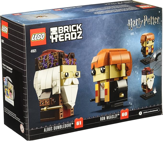 Limited Edition LEGO 41621 BrickHeadz Ron Weasley & Albus Dumbledore Building Kit 245 Piece