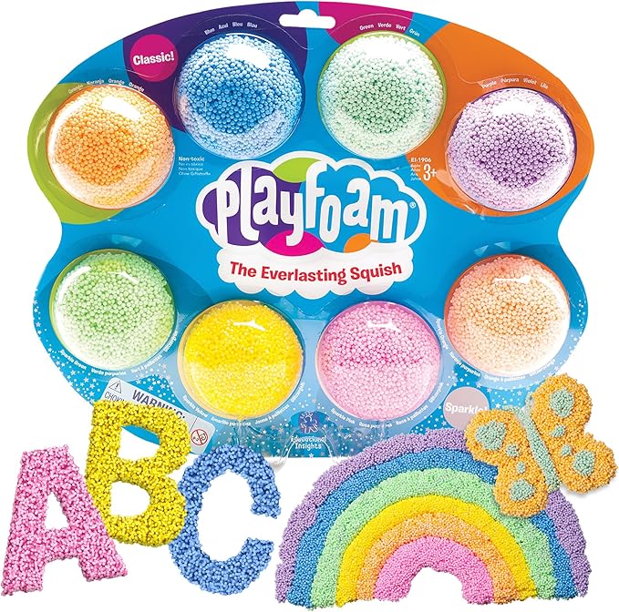 Educational Insights Playfoam 8-Pack, Fidget Toy and Sensory Toys for Kids, Fidget Toys for Classroom, Gift for Ages 3+
