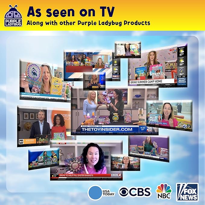 SUNGEMMERS Gem Window Art Suncatcher Kit for Kids 6-8 9 10 11 12 - Birthday Gifts for 7 Year Old Girl, Fun Diamond Art Easter Mermaid Gifts for Girls - Arts & Crafts for Kids, Toys for Ages 5-7