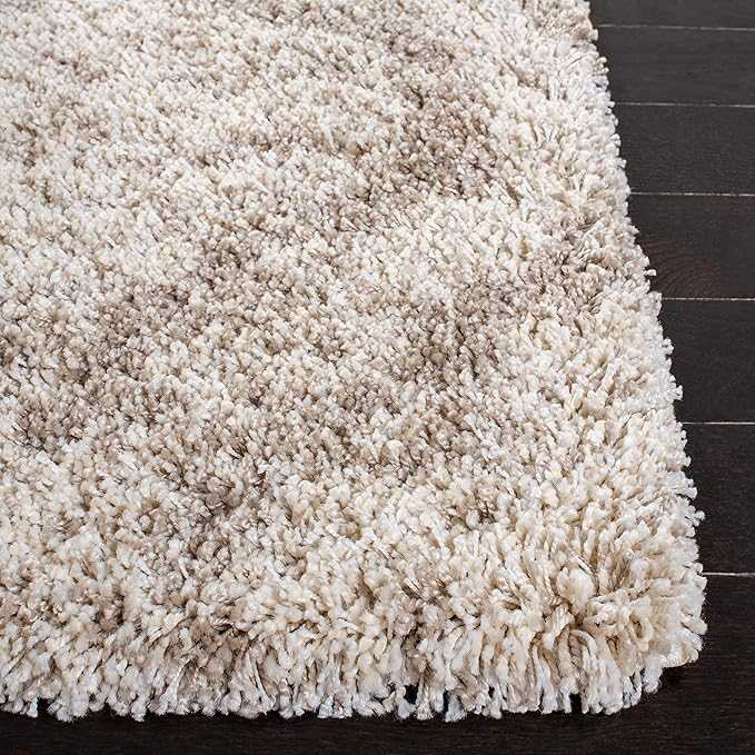 SAFAVIEH Hudson Shag Collection Runner Rug - 2'3" x 8', Multi Ivory & Beige, Moroccan Design, Non-Shedding & Easy Care, 2-inch Thick Ideal for High Traffic Areas in Living Room, Bedroom (SGH284E)