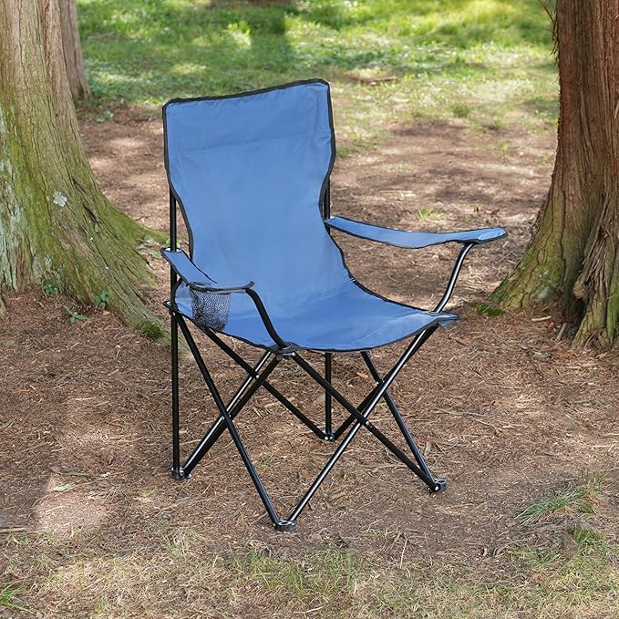 CAMP & GO Portable Max Quad Camping Cup Holders and Carrying Bag Chair
