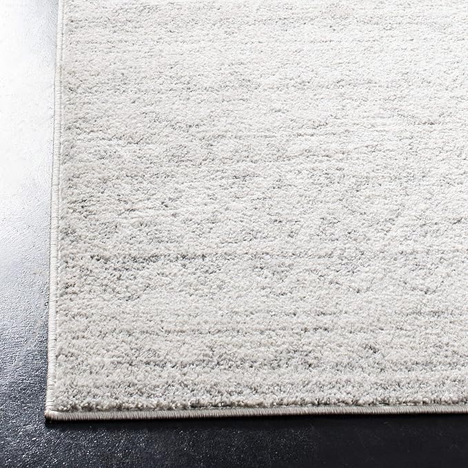 SAFAVIEH Adirondack Collection Accent Rug - 3' x 5', Ivory & Silver, Moroccan Boho Distressed Design, Non-Shedding & Easy Care, Ideal for High Traffic Areas in Entryway, Living Room, Bedroom (ADR119A)