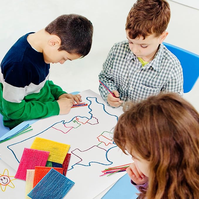 Wikki Stix Big Count Box, 468 13 Colors in Cool Storage Box with a 12 Page idea Booklet, Made in The USA