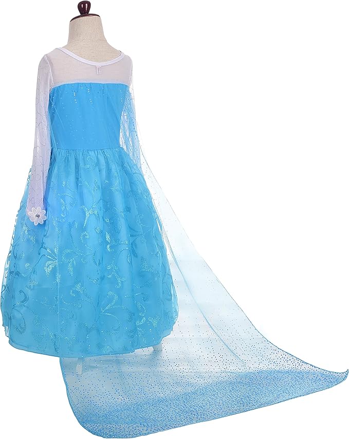 Dressy Daisy Toddler Little Girls' Ice Princess Dress Costume Birthday Halloween Christmas Fancy Party Dresses