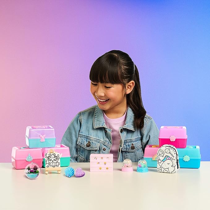 REAL LITTLES - Mini Craft Box - Collect 6 Different Projects to Make with Micro Working Accessories Inside! Styles May Vary and Each Craft Sold Separately, Small, Multicolor, 1 Pack