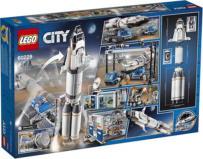 LEGO City Rocket Assembly & Transport 60229 Building Kit (1055 Pieces)