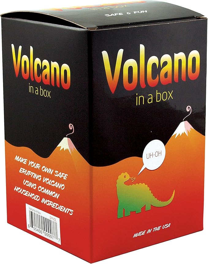 Make a Volcano Kit DIY Kits | Create, Paint and Erupt | Facts and Instructions Included