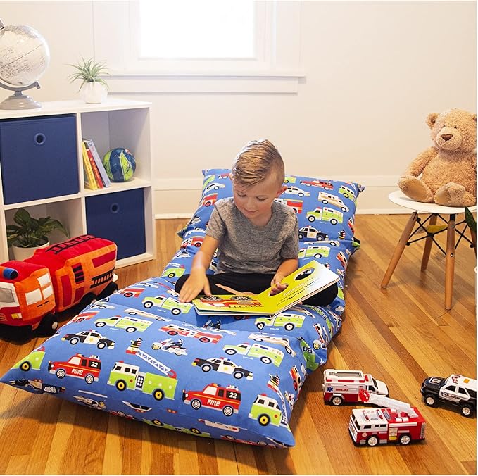 Wildkin Microfiber Pillow Lounger, 87 X 27 Inches, Heroes